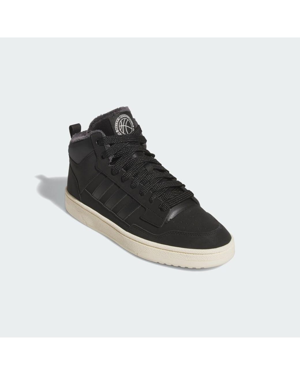 Adidas Black Rapid Court Mid Winterized Shoes