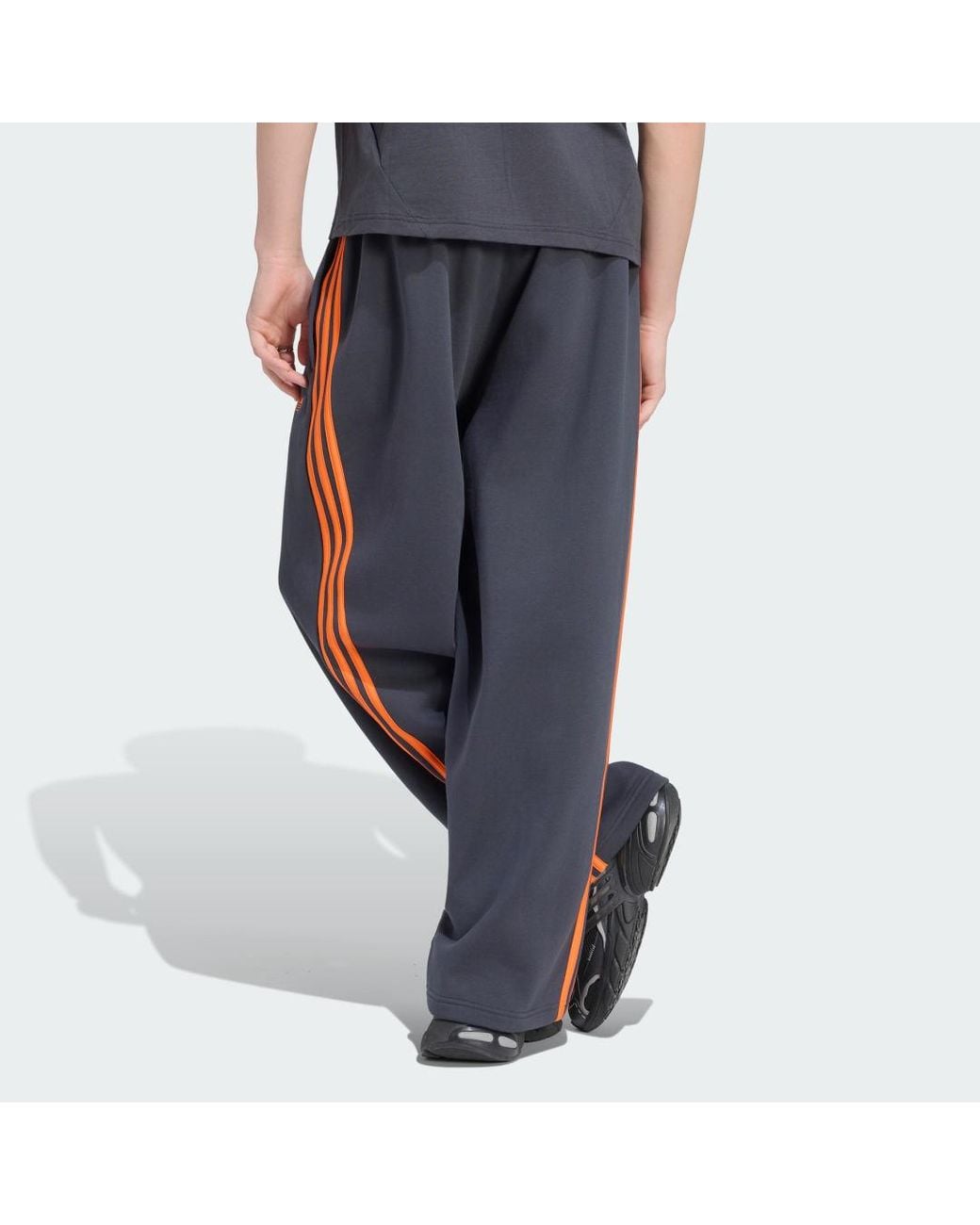 Adidas Blue Adicolor Baggy Joggers for men