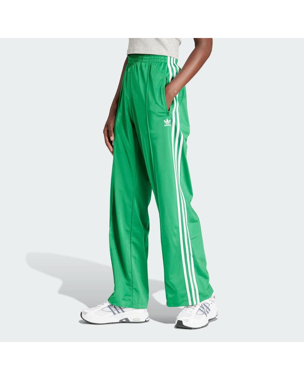 adidas Firebird Loose Tracksuit Bottoms in Green Lyst UK