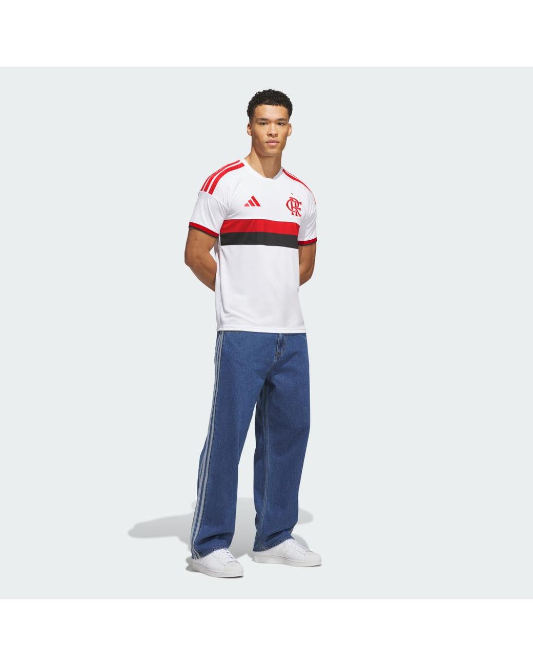 Adidas Red Cr Flamengo 26 Away Jersey for men