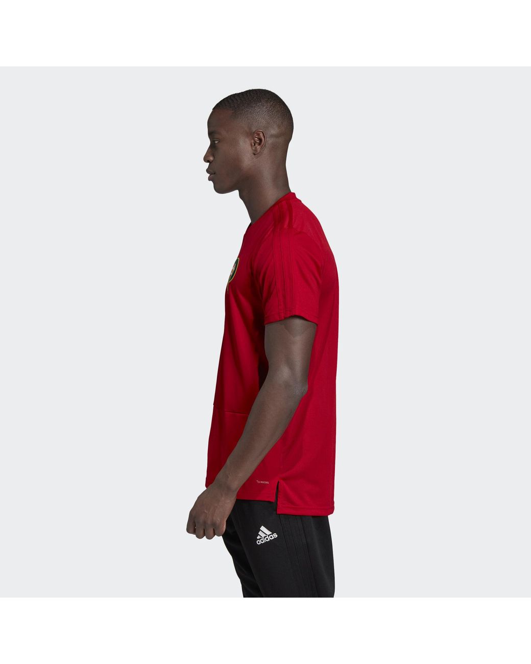 Camiseta entrenamiento Marruecos adidas de hombre de color Rojo | Lyst