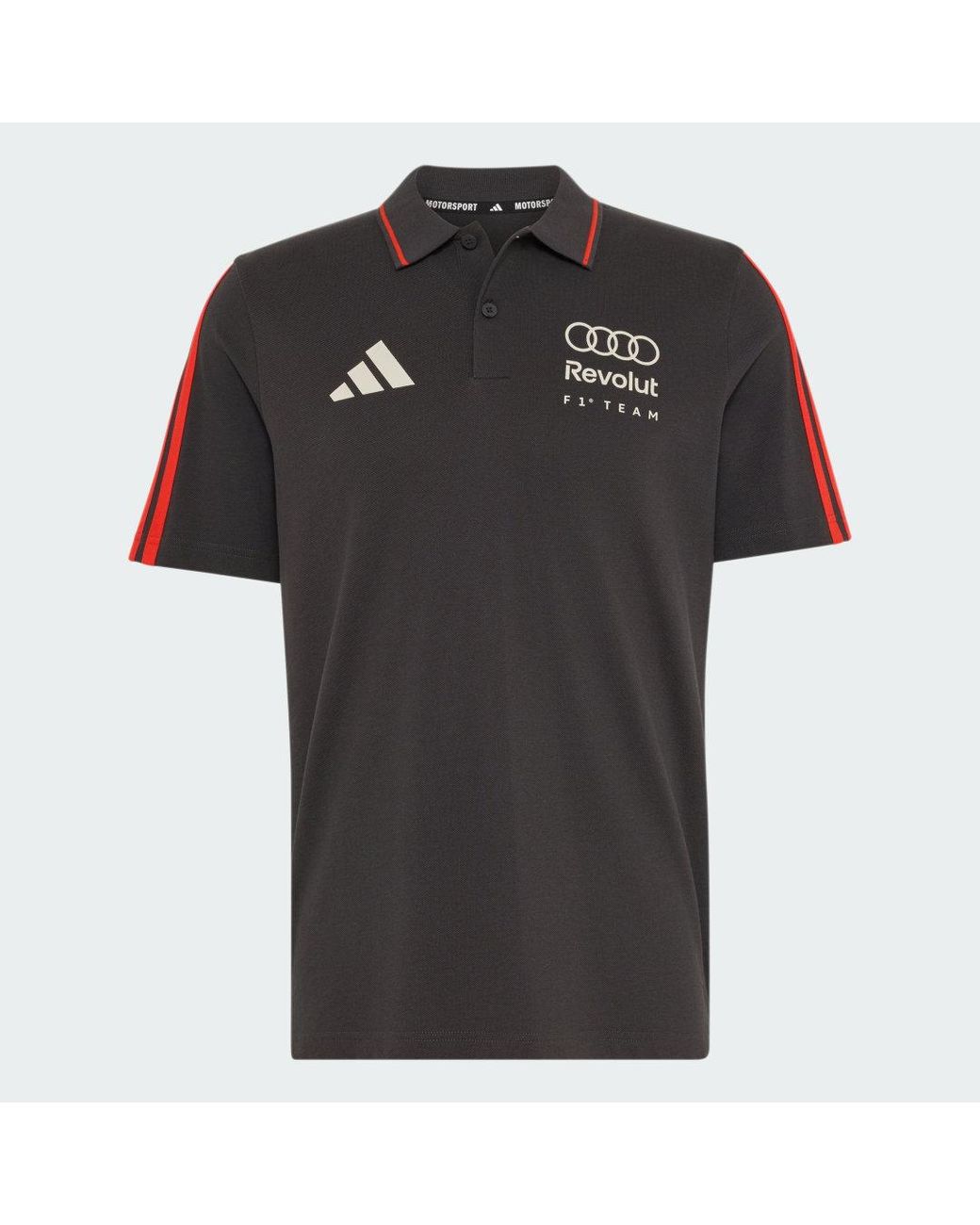Adidas Black Audi Revolut F1 Team Dna Polo for men