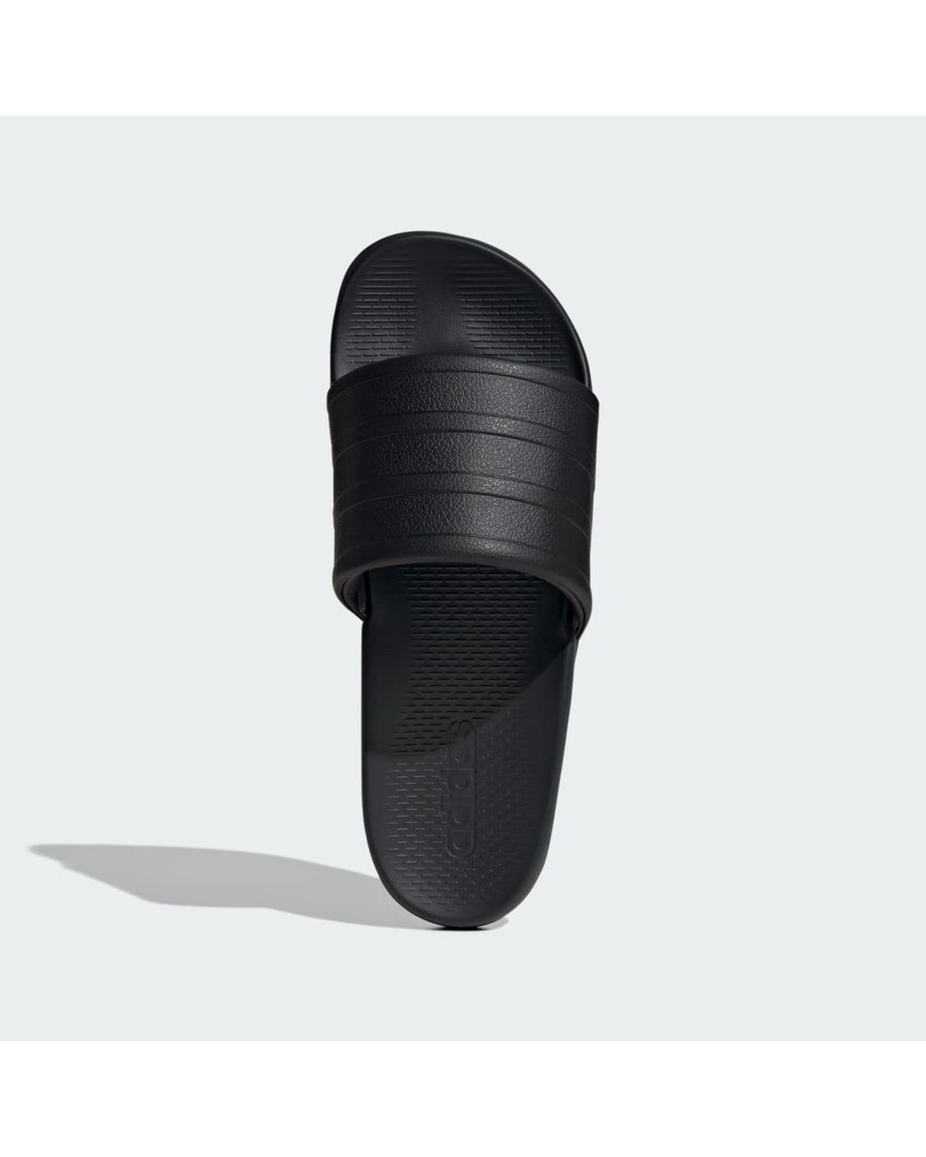Adidas Black Adilette Comfort 2.0 Slides