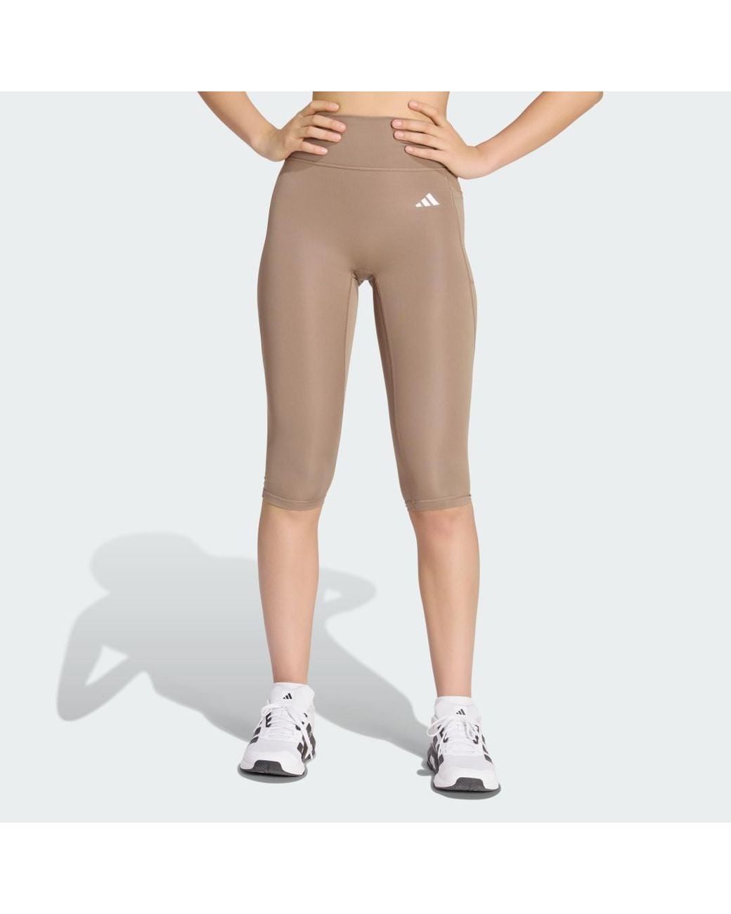 Adidas Natural Optime Essentials Capri Leggings