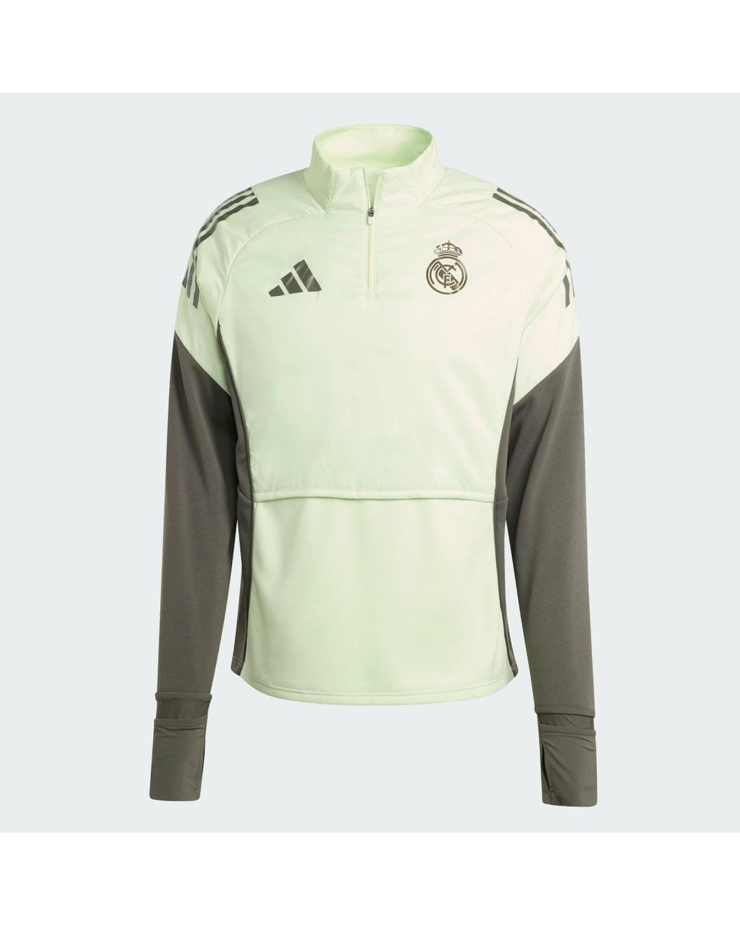 Adidas Green Real Madrid Tiro 25 Competition Winterized Top for men
