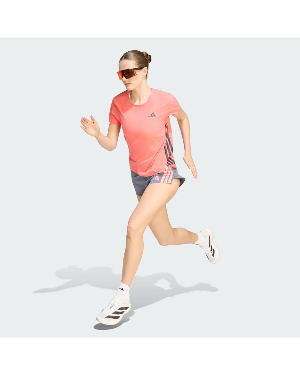 Adidas Pink Adizero Running Tee