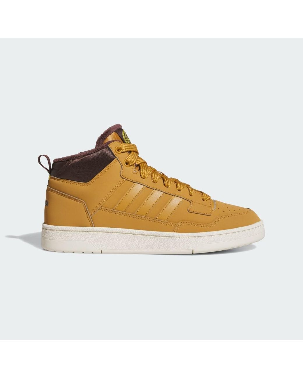 Adidas Brown Rapid Court Mid Winterized Shoes