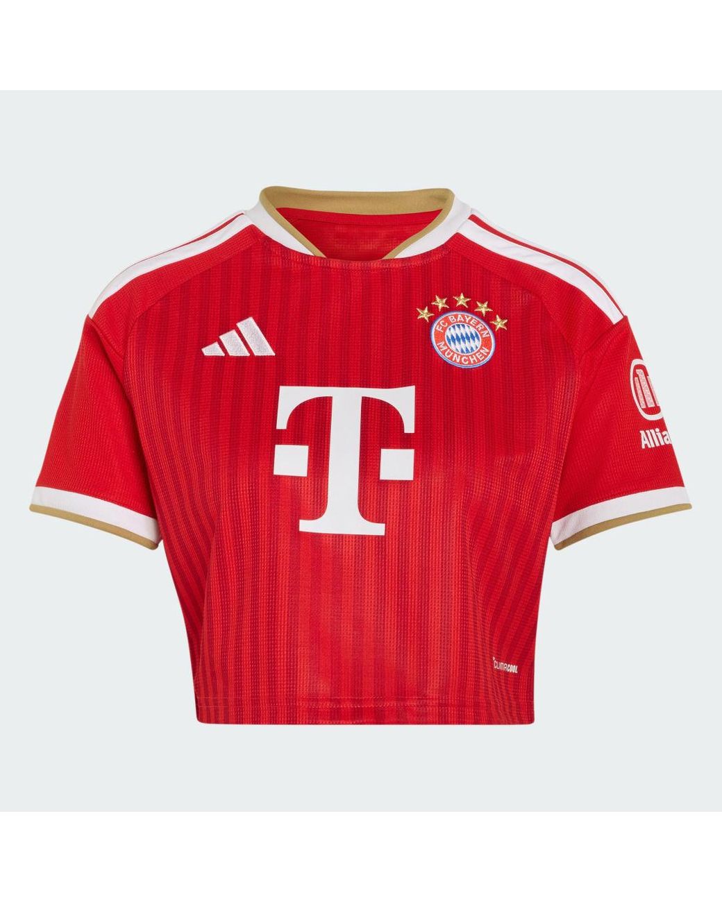 Adidas Red Fc Bayern 26/27 Home Cropped Jersey