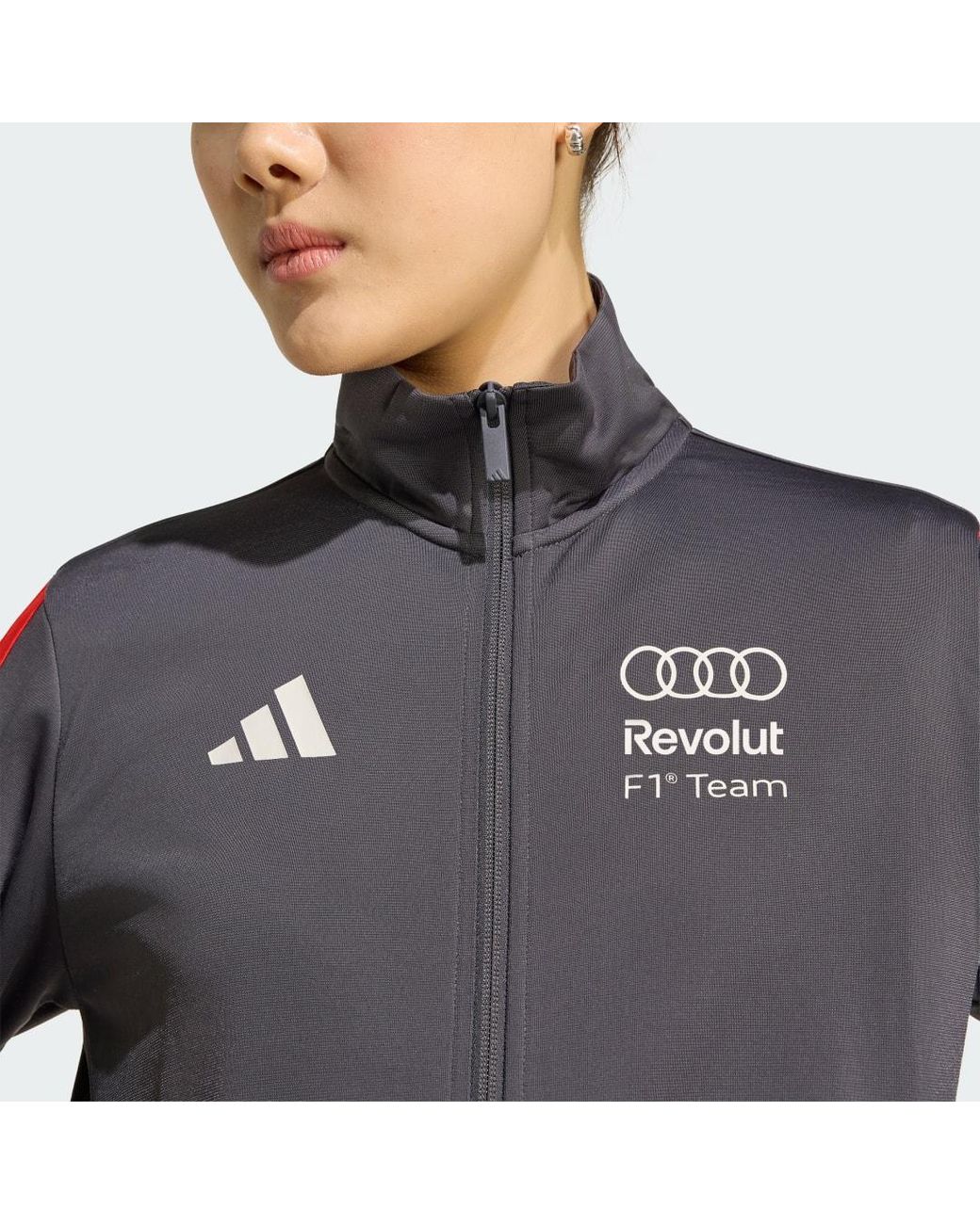 Adidas Gray Motorsport Audi Revolut F1 Team Dna Track Top Kf1205
