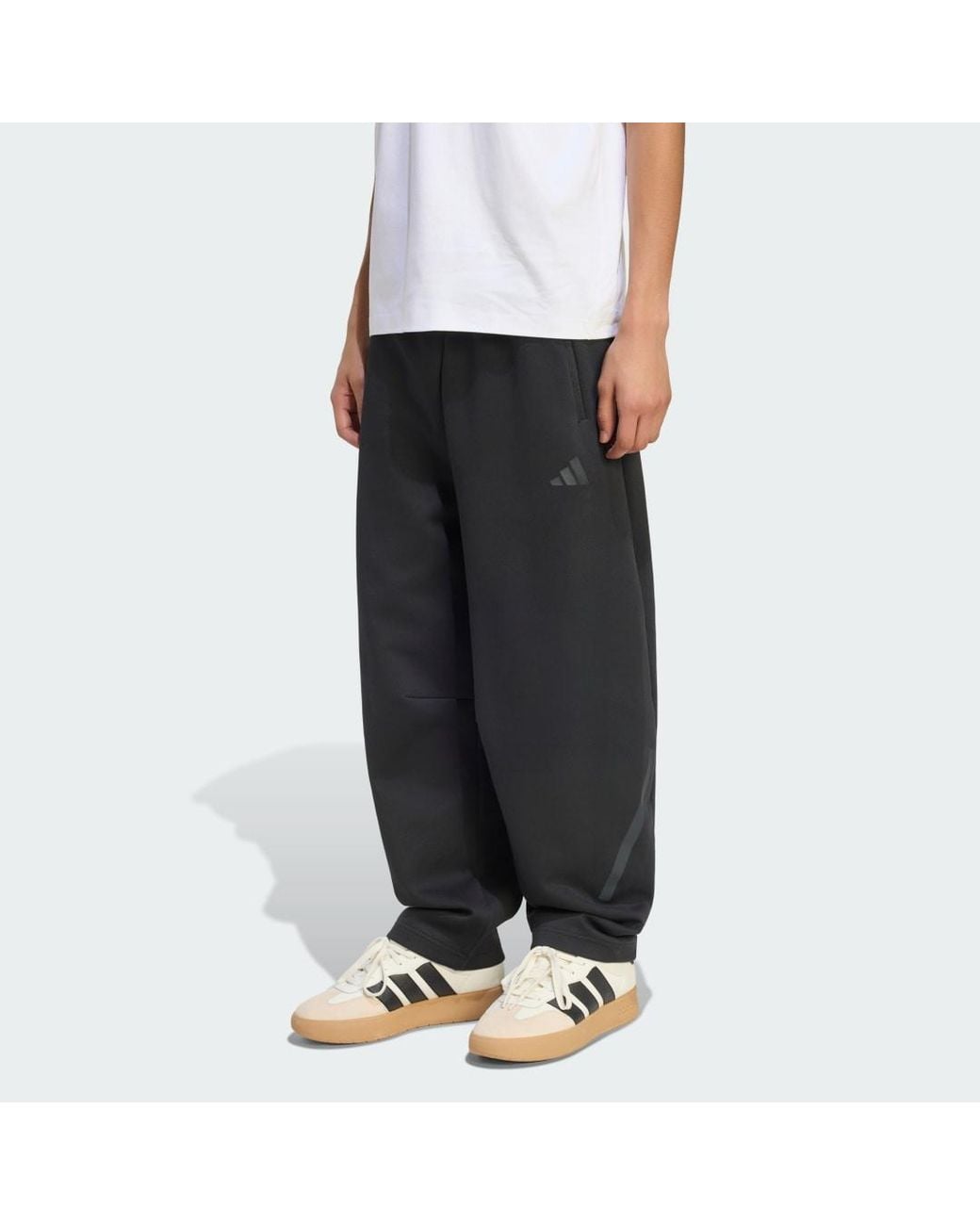 Adidas Black Z.N.E. Open Hem Pant for men