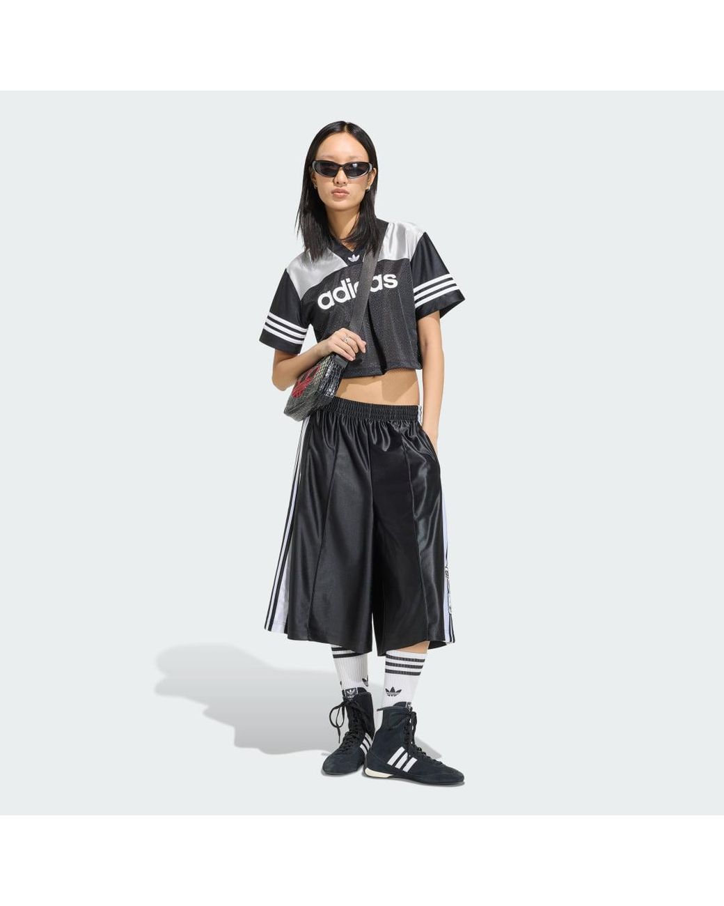 Adidas Black Adibreak Elongated Short
