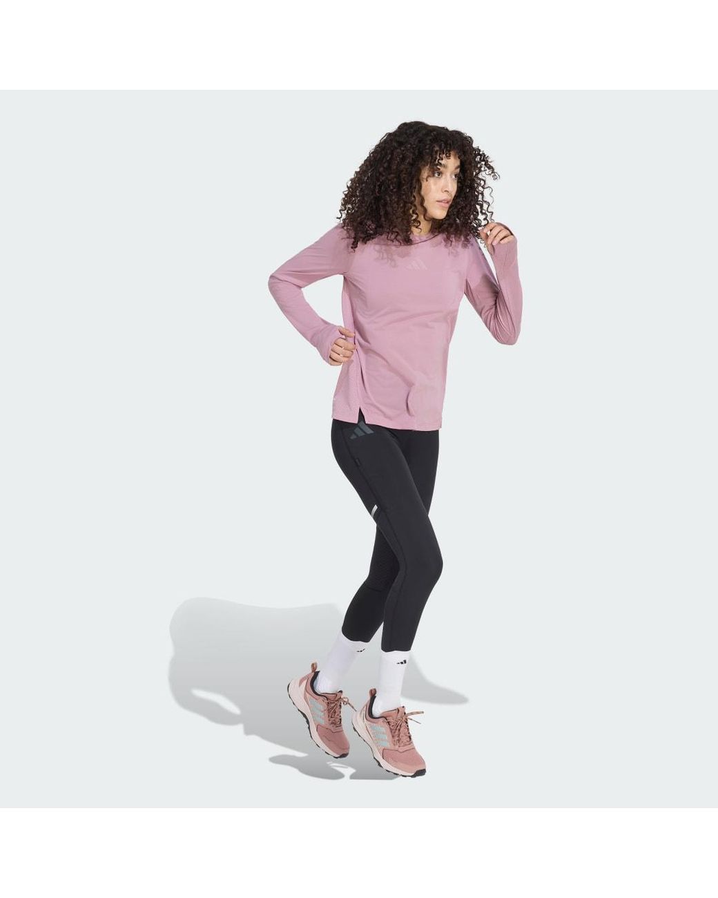 Adidas Originals Pink Terrex Xperior Climacool+ Long Sleeve T-shirt