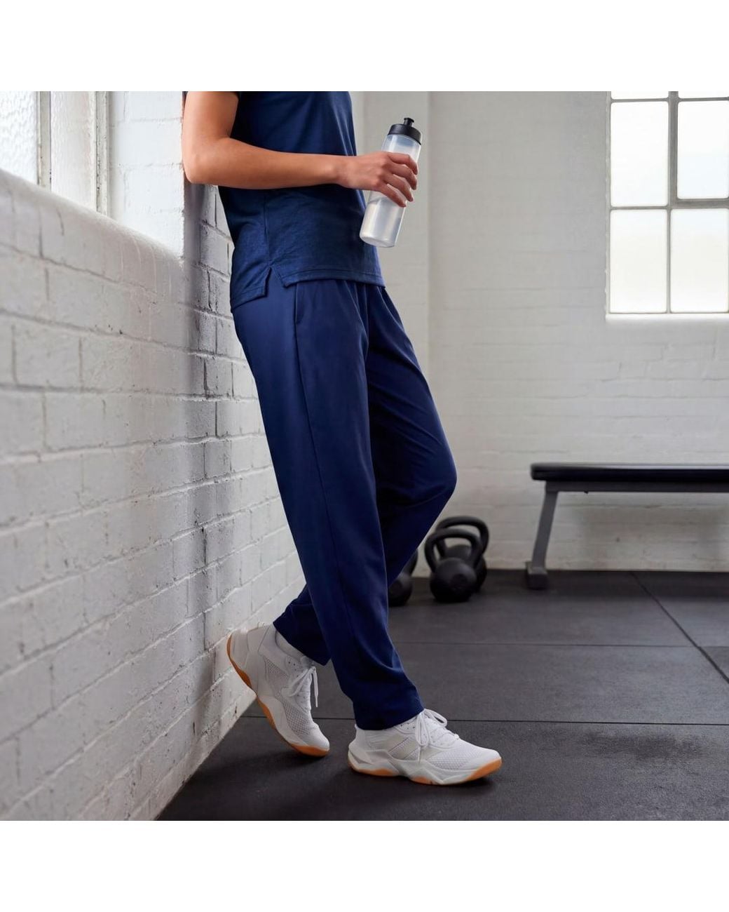 Adidas Originals Blue Workout Essentials Woven Joggers