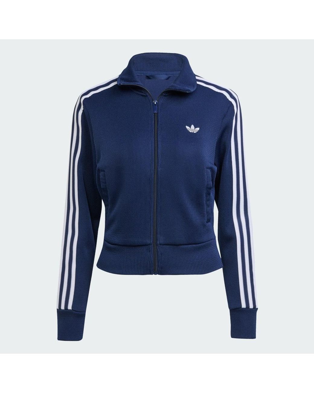 Adidas Blue Firebird Adicolor Knit Track Top