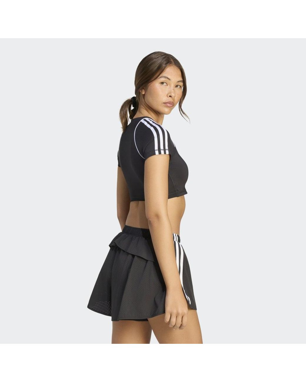 Adidas Originals Black Originals Sport Superstar Bra Tee