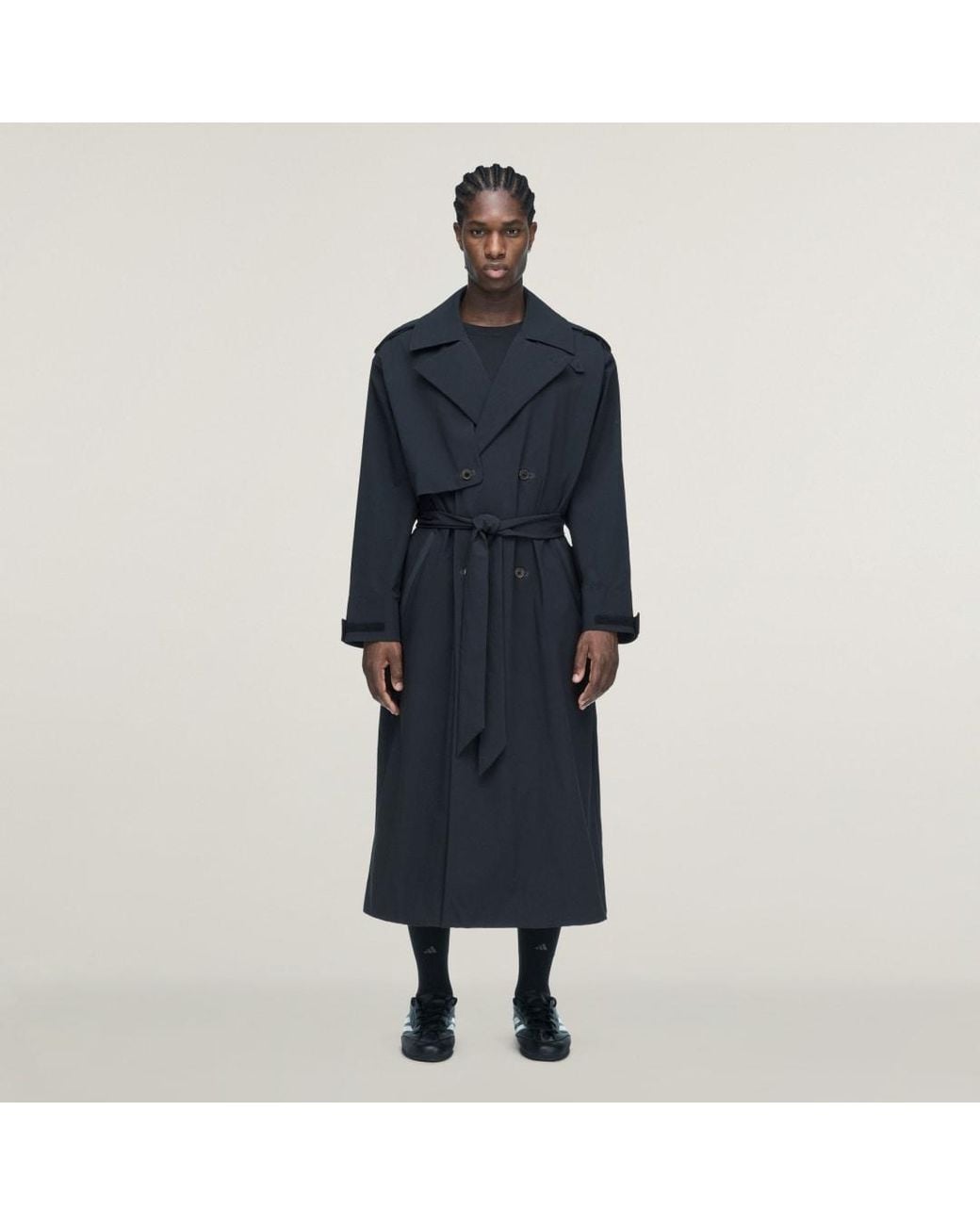 Adidas Blue X Entire Studios Uniform Trenchcoat for men