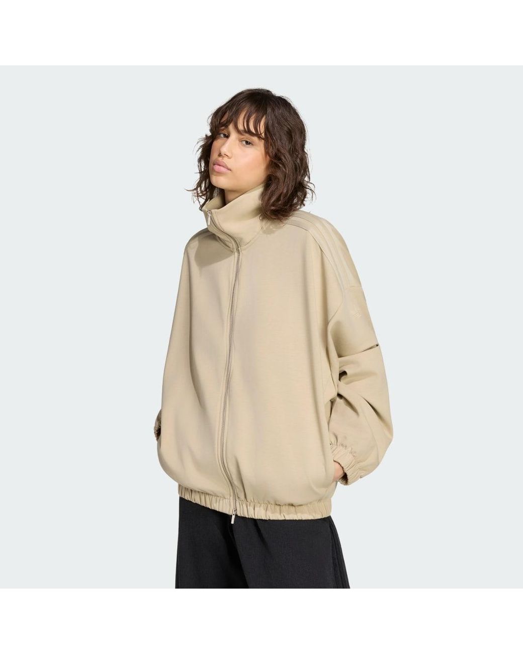 Adidas Natural Full Zip Sweatshirt