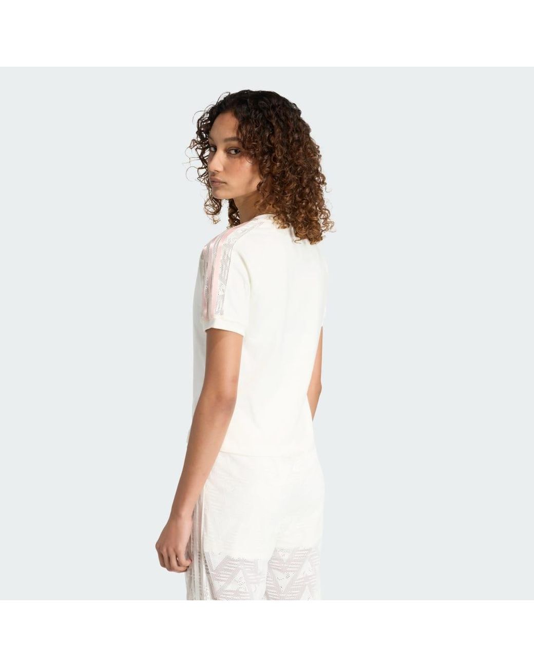 Adidas White Lace Cali T-Shirt