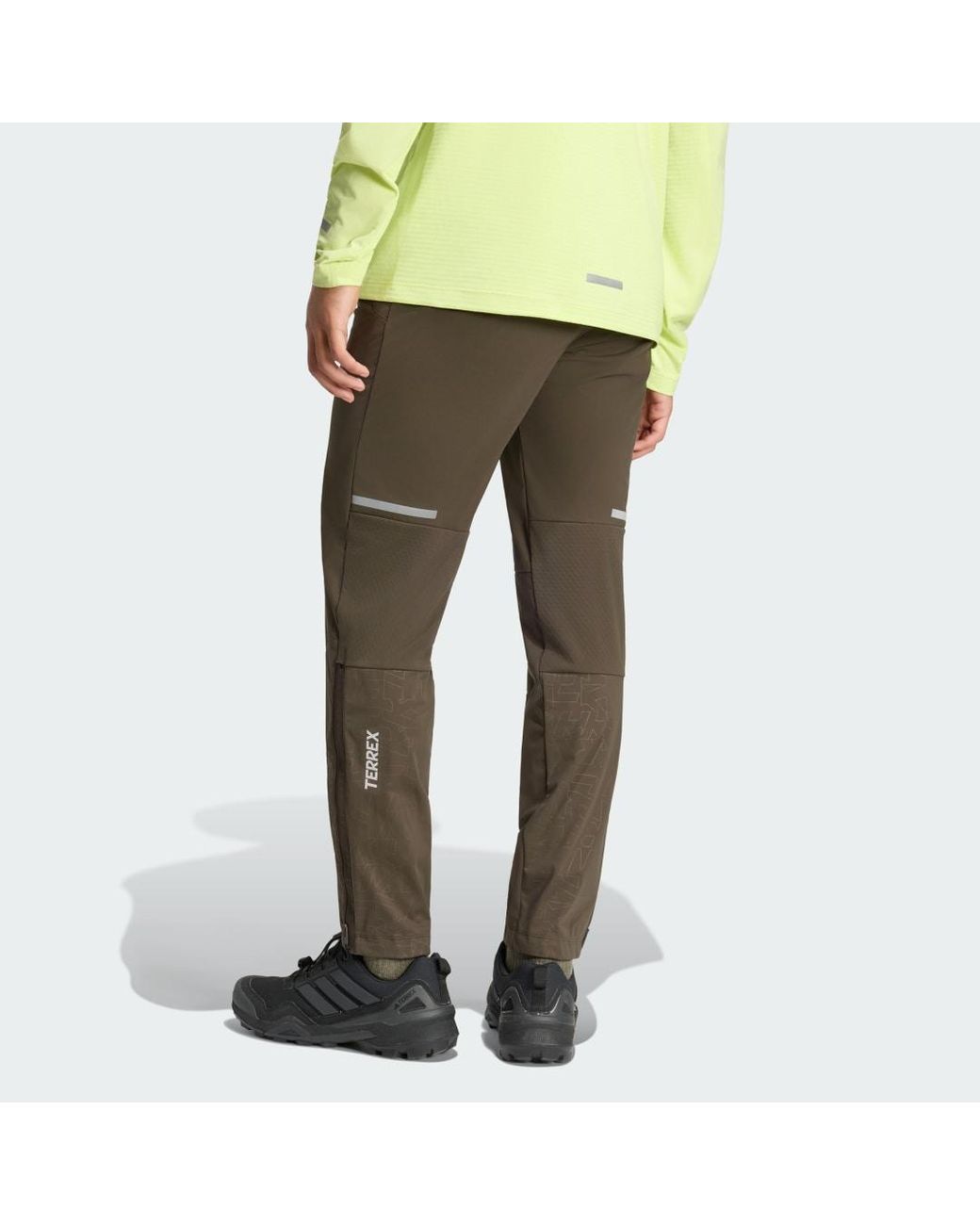 Adidas Green Terrex Xperior Cross Country-Ski Softshell Joggers for men