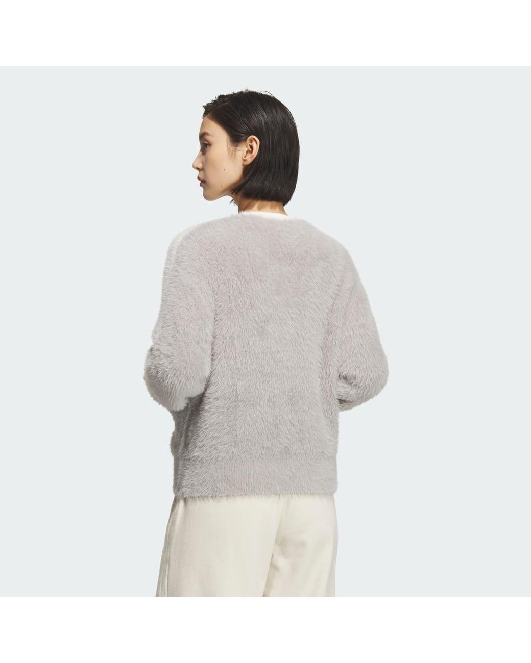 Adidas Gray Crafted Cardigan