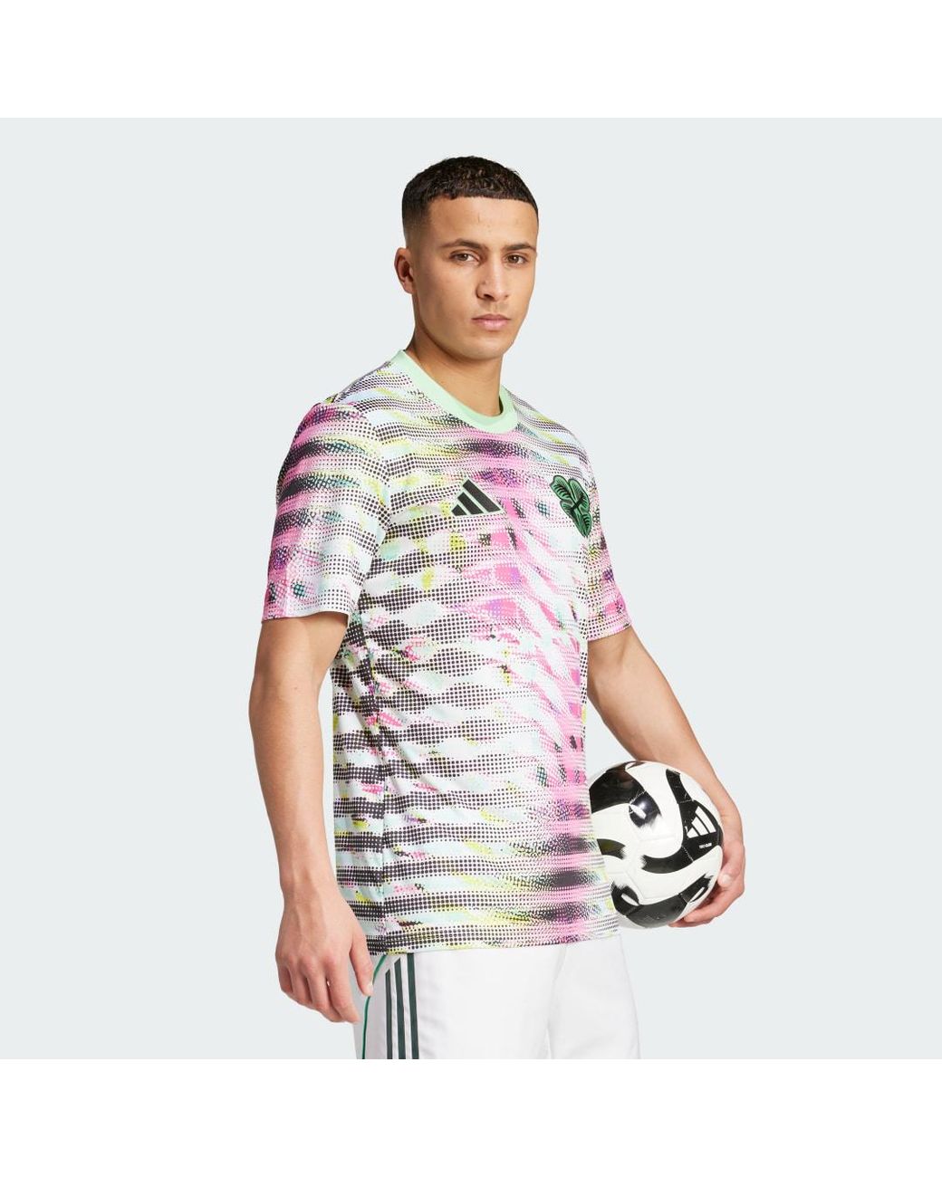 Adidas Pink Celtic Fc 25/26 Pre-Match Jersey for men