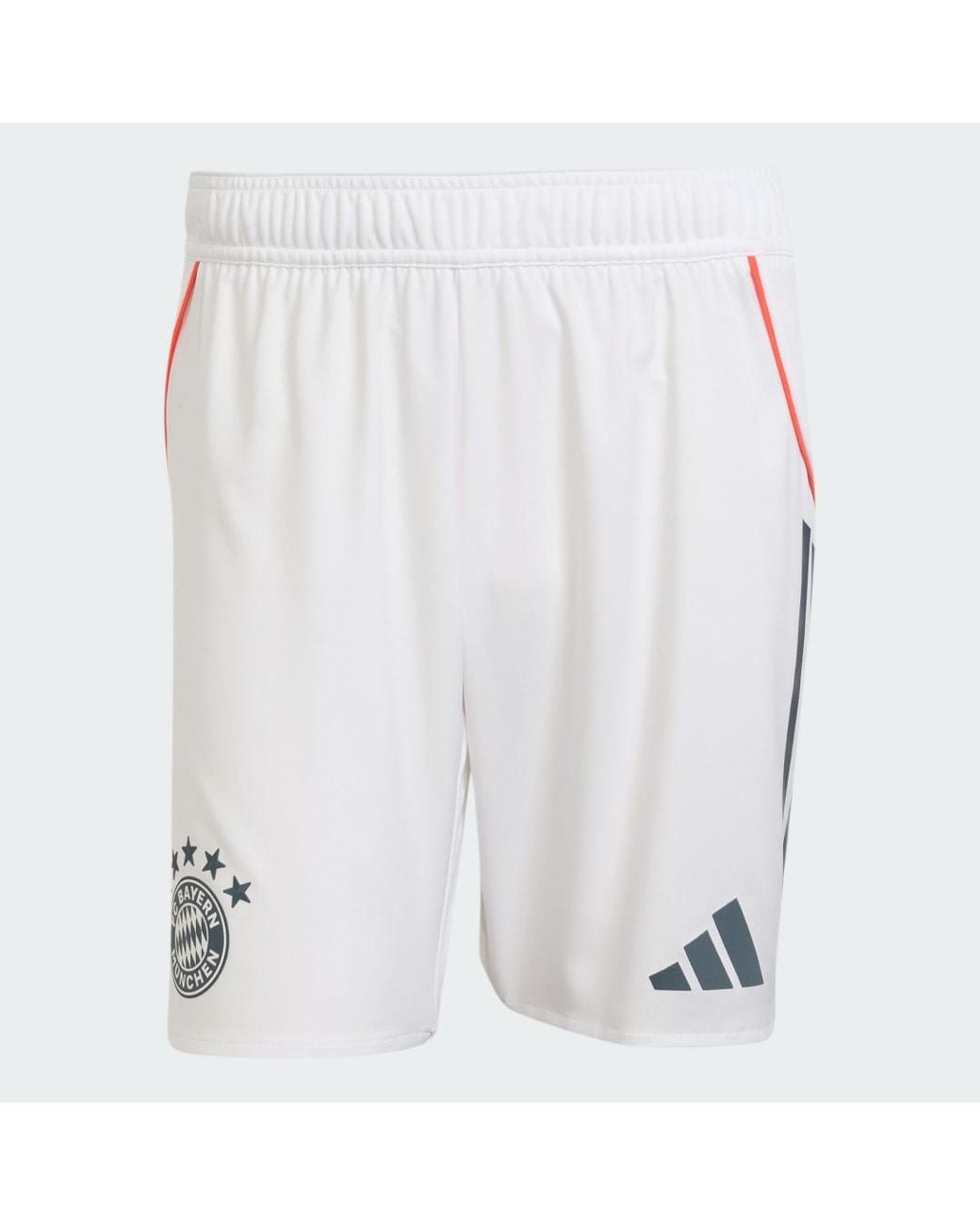 Adidas White Fc Bayern 2025/2026 Away Authentic Shorts for men