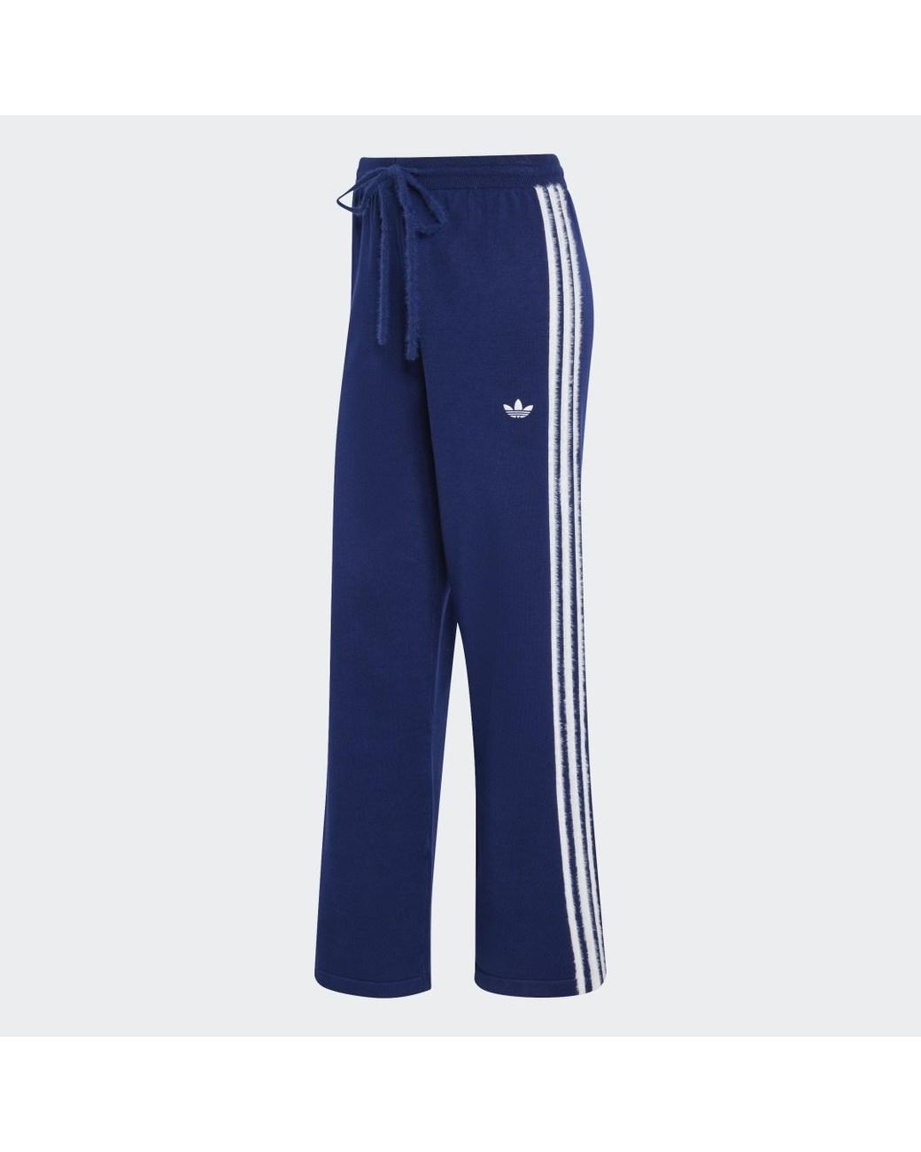Adidas Blue Knit Firebird Track Pant