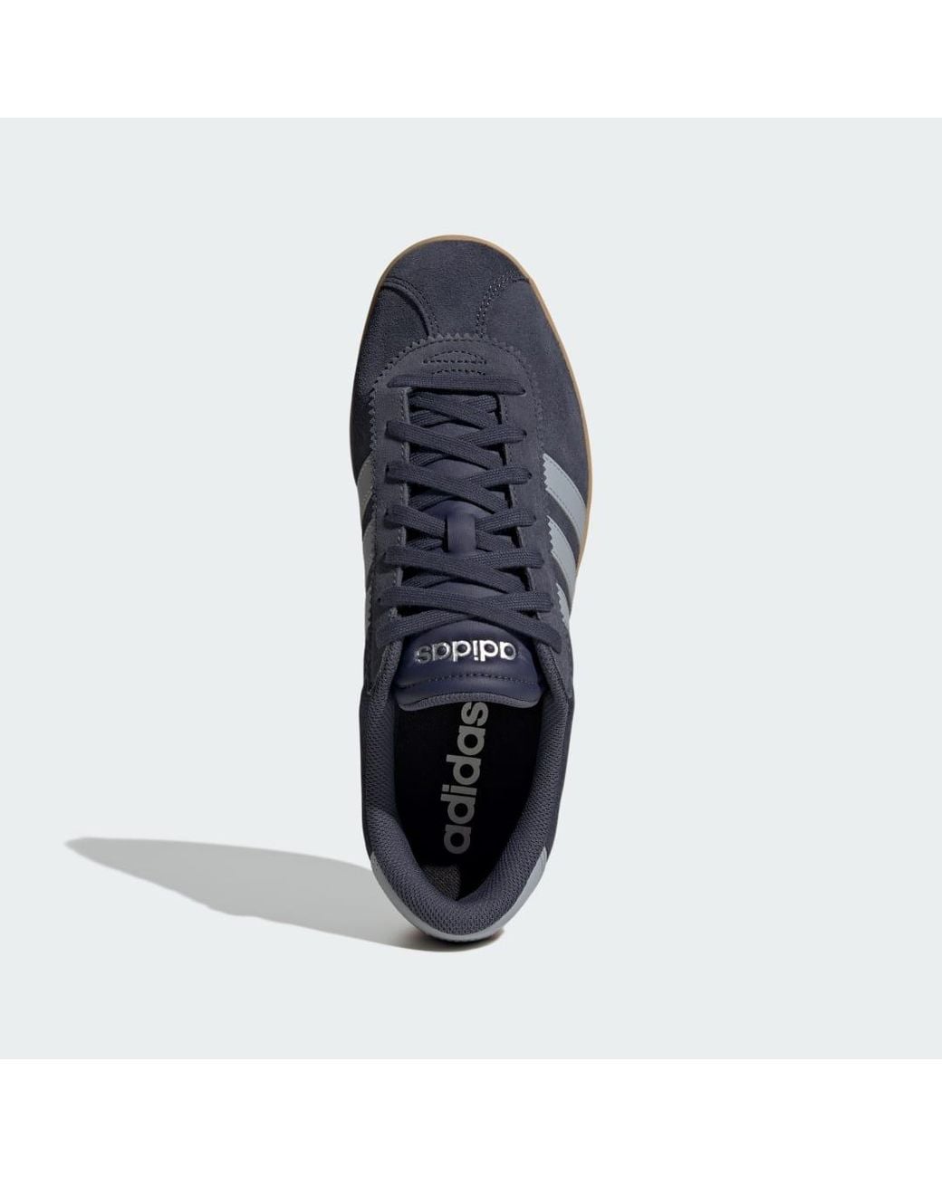Adidas Blue Vl Court Lo Shoes for men