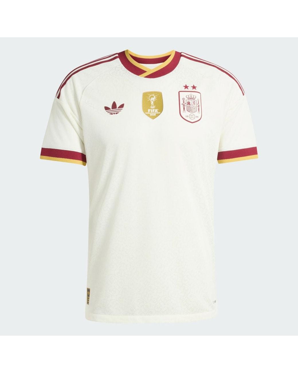 Adidas Natural Spain 26 Away Authentic Winners Jersey for men