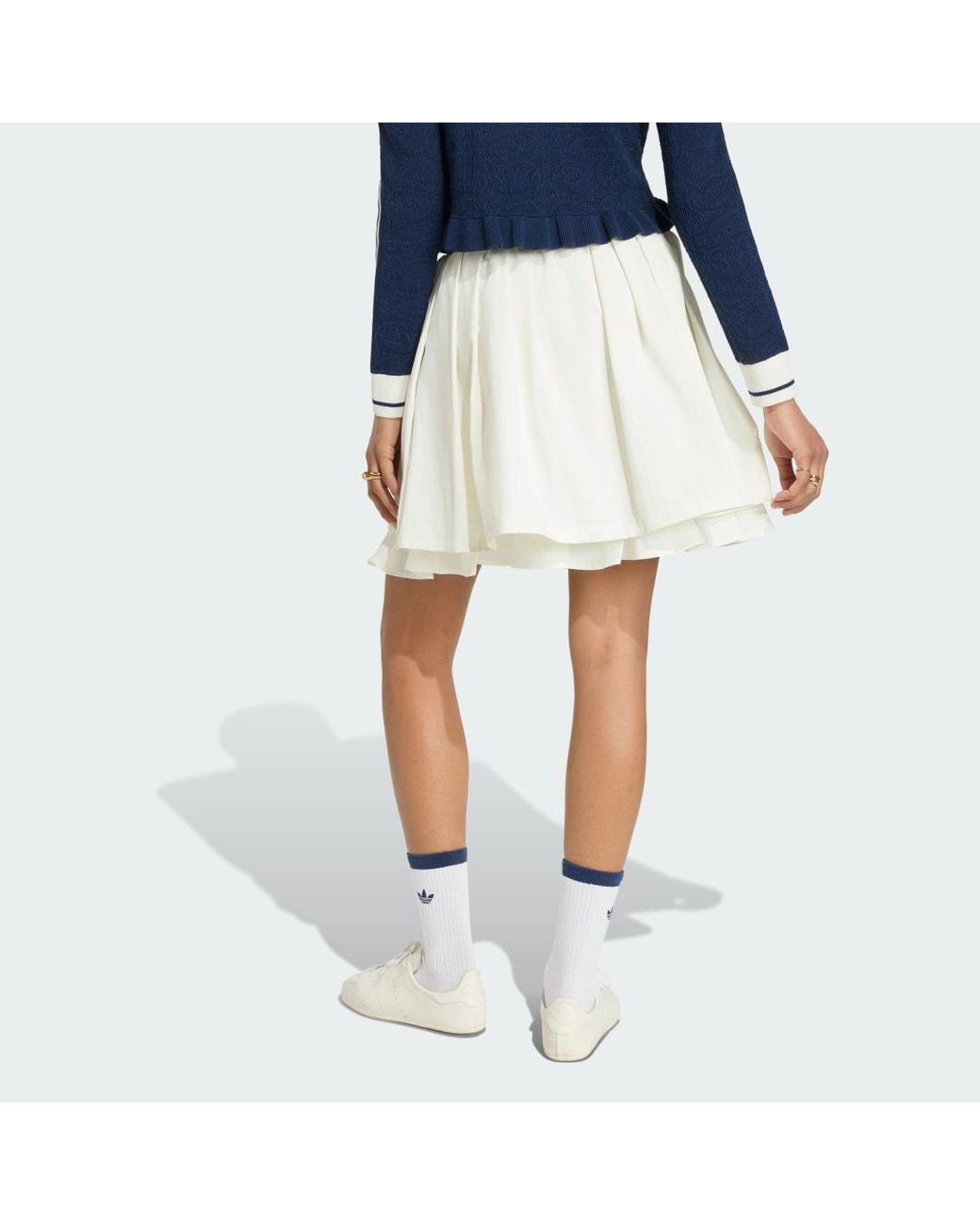 Adidas Originals White Sports Skirt