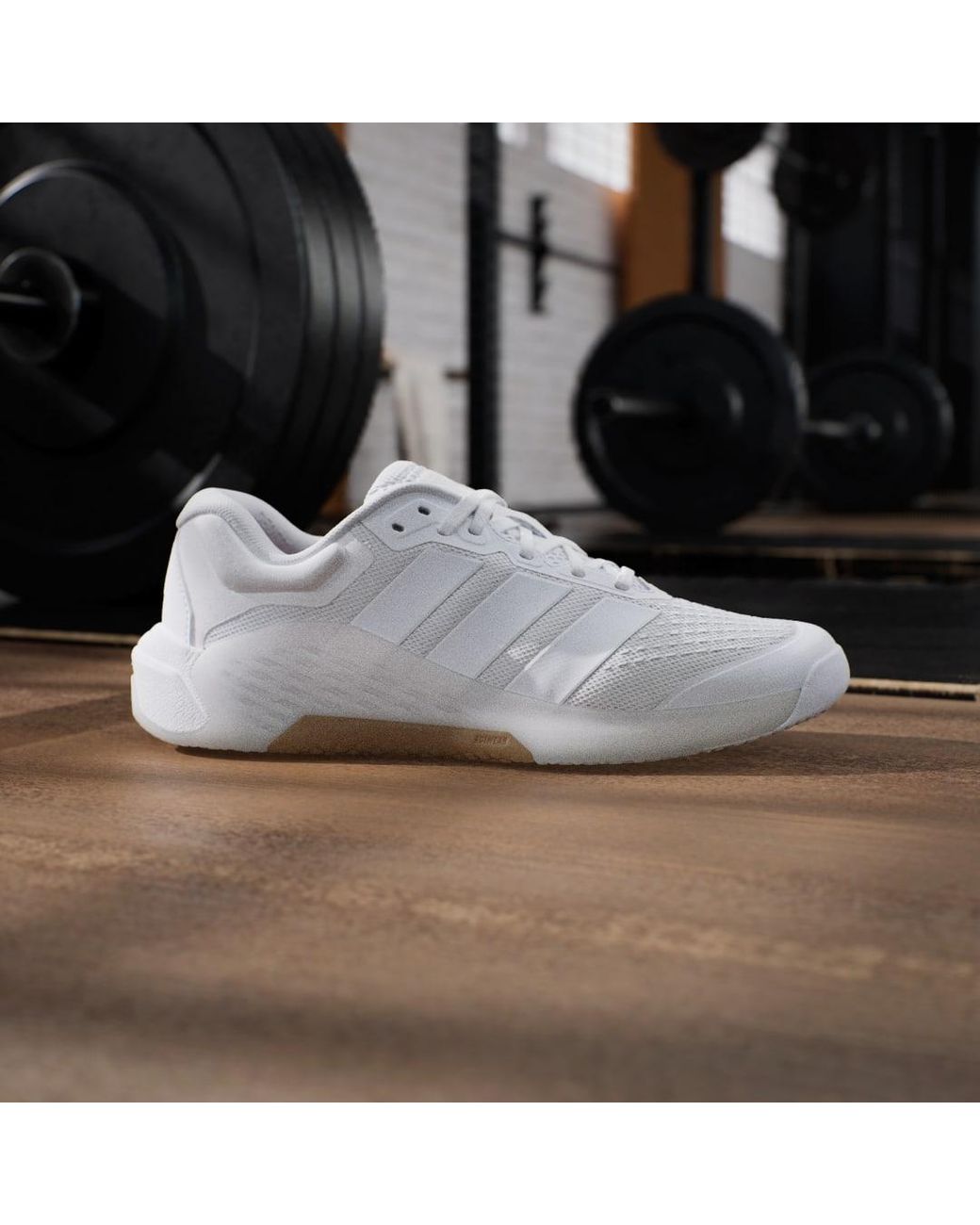 Adidas White Dropset 4 Training Shoes
