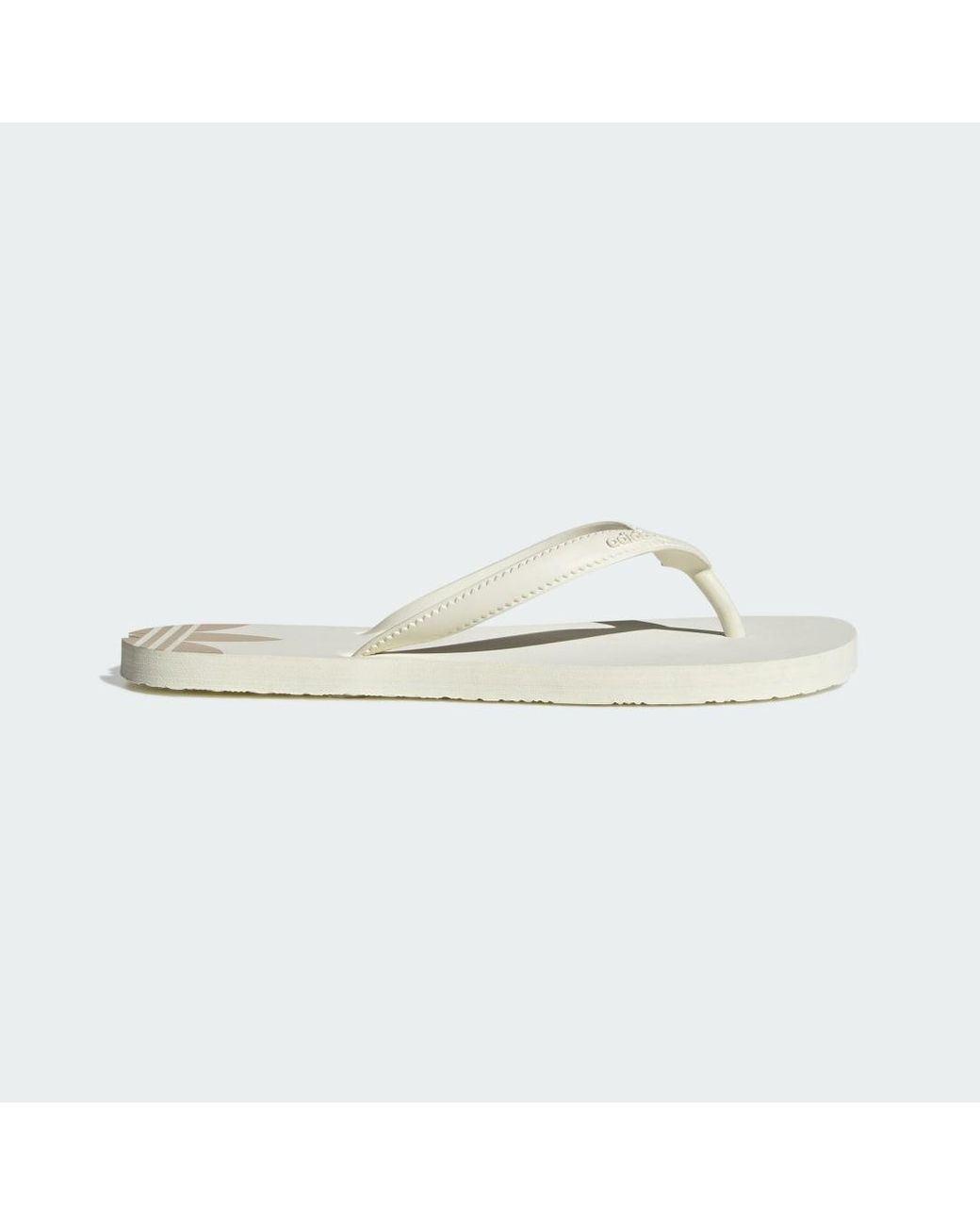 Adidas White Adi Sun Thongs