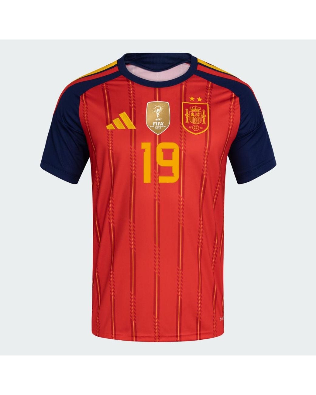 Adidas Red Spain 26 Home Winner Jersey Lamine Yamal for men