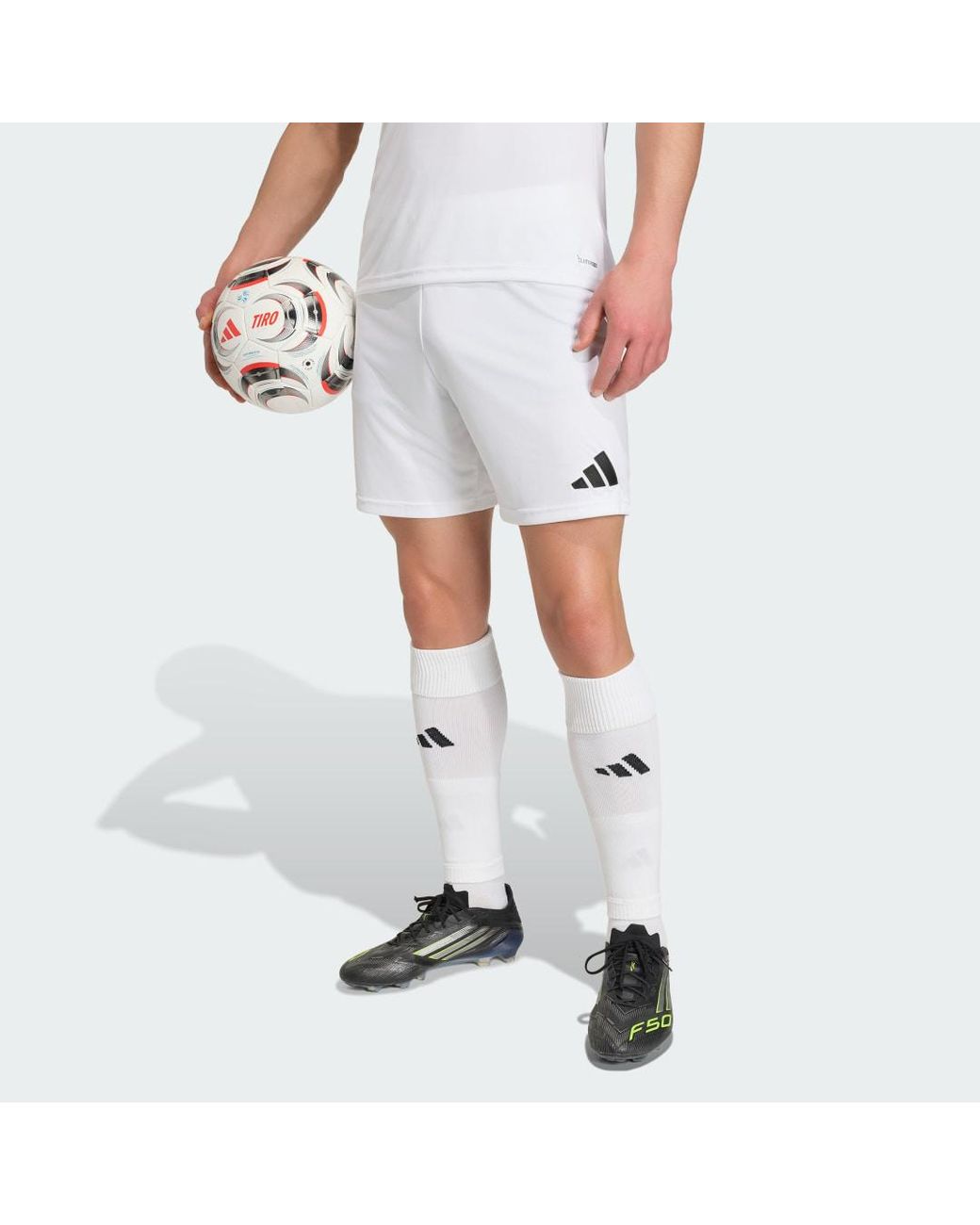 Adidas White Entrada26 Shorts for men