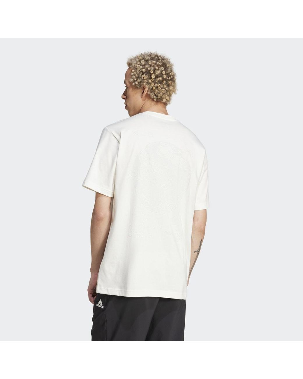 Adidas White City Escape Graphic Tee for men