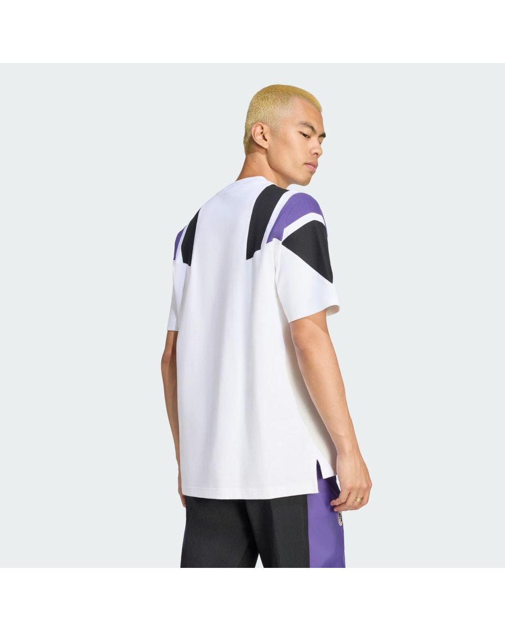 Adidas Originals White Real Madrid Eqt T-Shirt for men