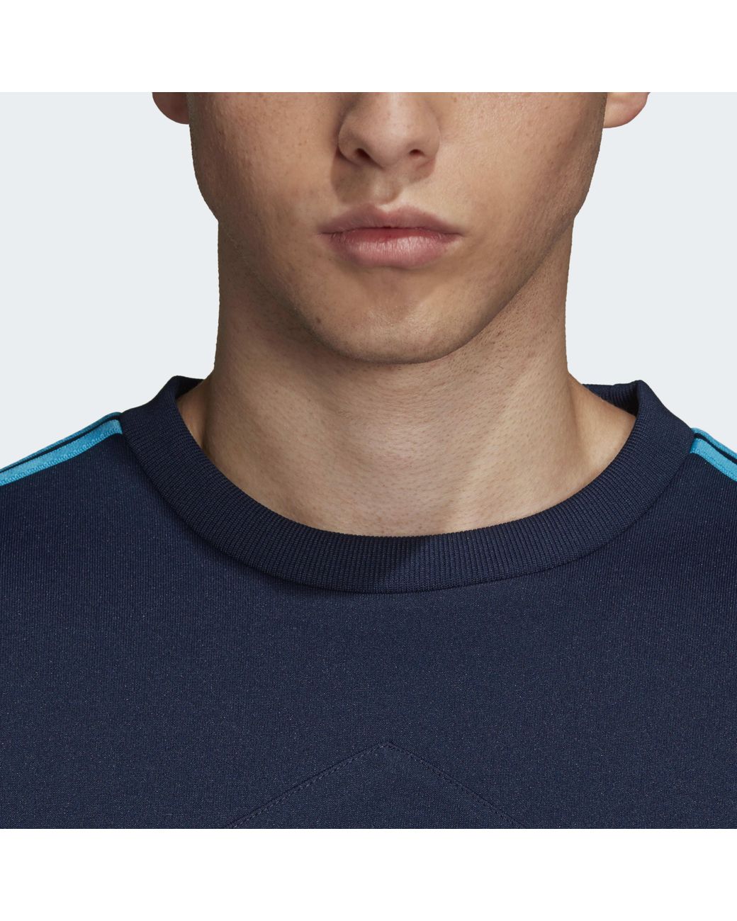 adidas Synthetik Palmeston Sweatshirt in Blau für Herren | Lyst DE