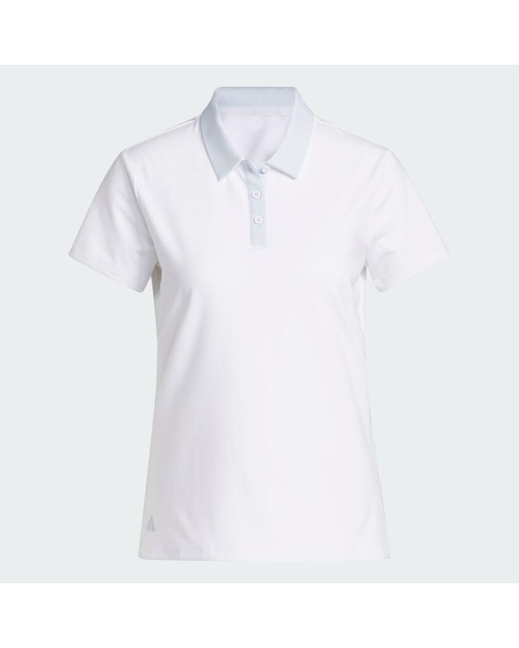 Adidas White Ultimate365+ Butterspun Grid Polo Shirt