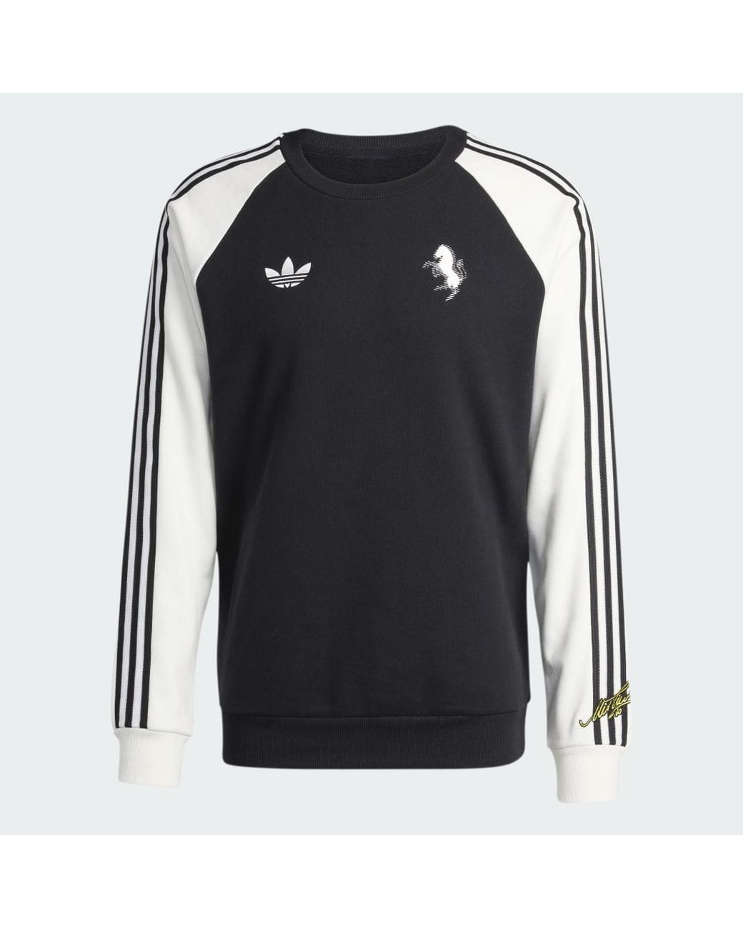 Adidas Black Juventus Fc Originals Crew Sweatshirt for men
