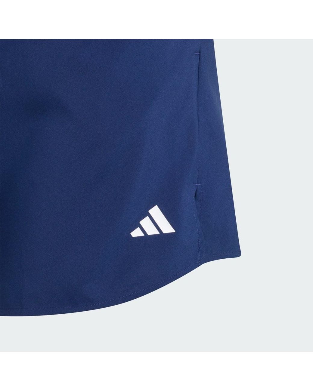 Adidas Blue Workout Essentials High Rise 5Inch Shorts
