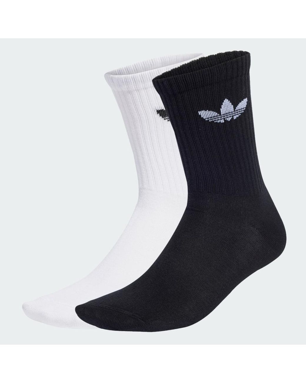 Adidas Blue Ruffle Crew Socks 2 Pairs