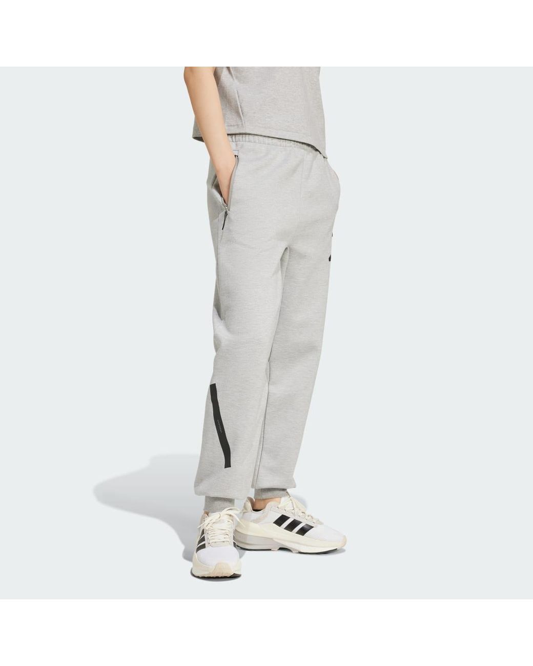 Adidas Gray Adidas Originals Z.N.E. Premium Tracksuit Bottoms