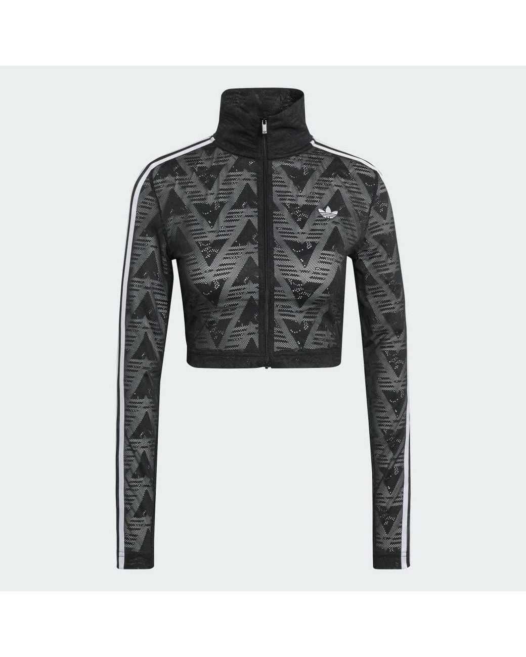 Adidas Black Firebird Classic Lace Track Top