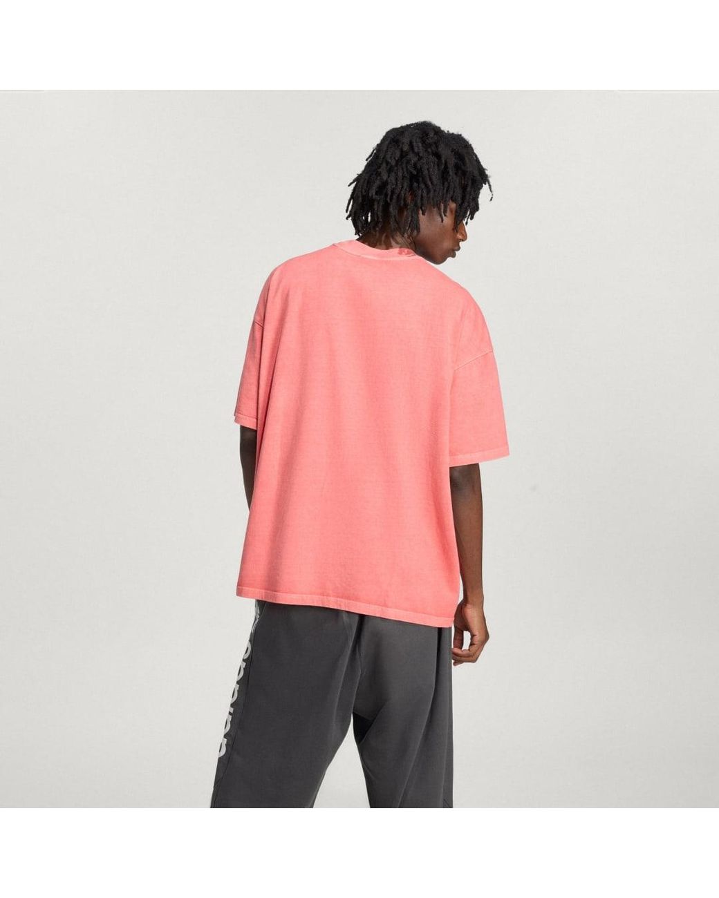 Adidas Red Adisignature Ny Washed T-Shirt
