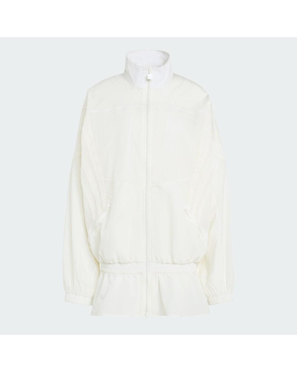 Adidas White Santiago Woven Track Top