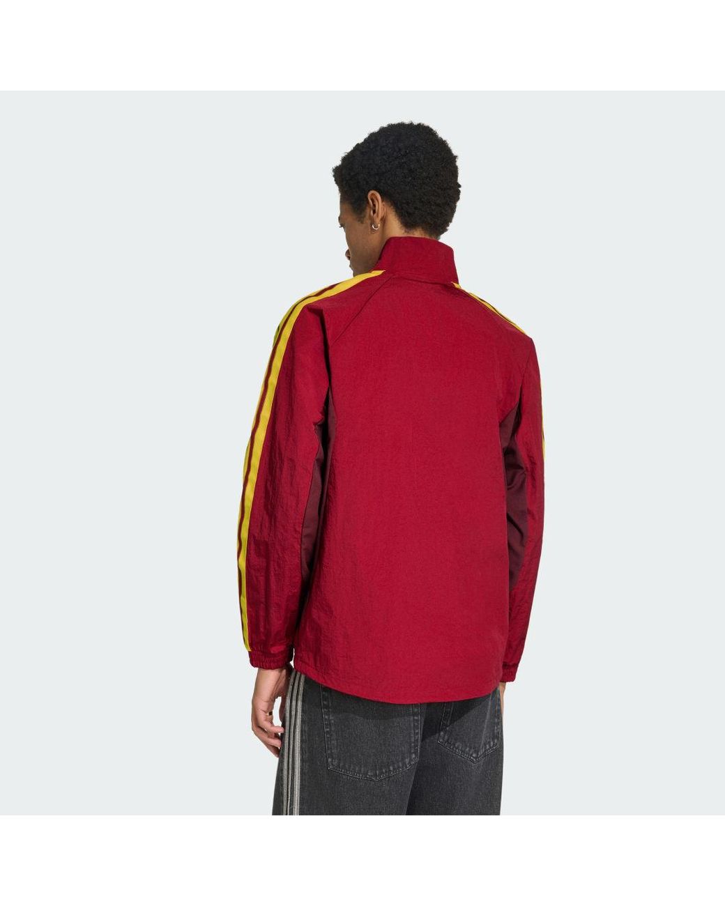 Adidas Red As Roma Home Anthem Jacket for men