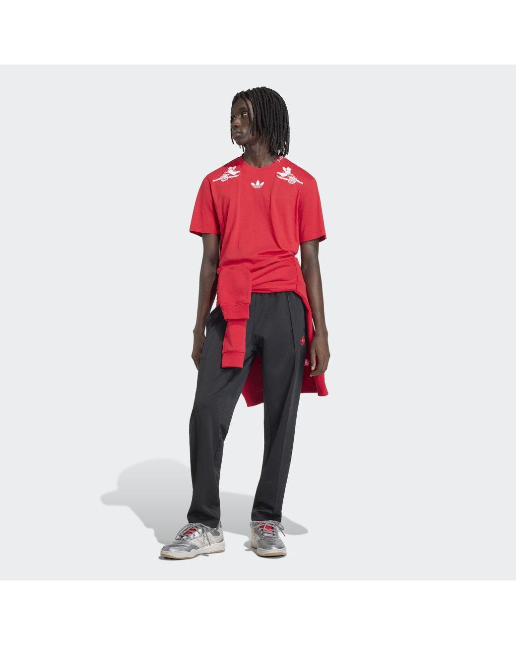 Adidas Black Arsenal Fc Places+Faces Track Pants for men