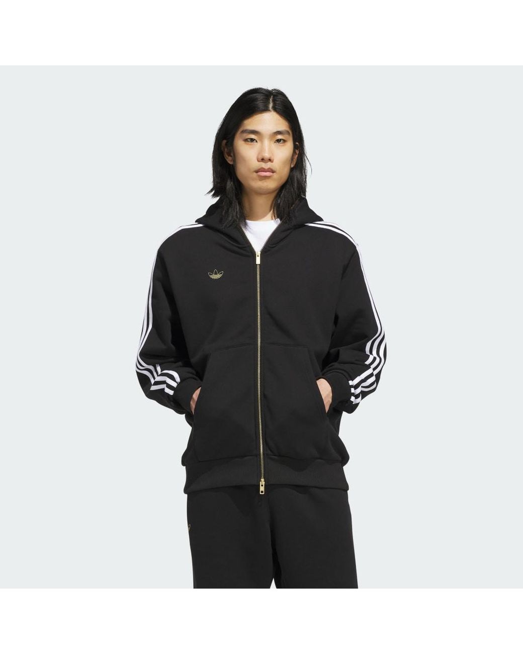 Adidas Black Skateboarding X Tyshawn Full Zip Track Jacket