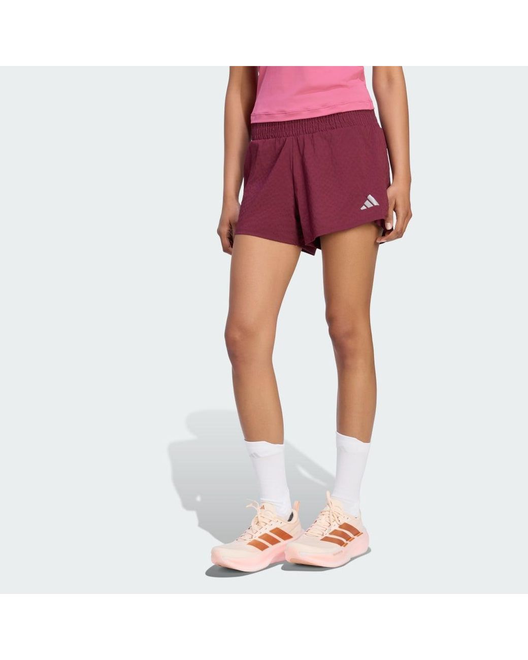 Adidas Pink Adi365 Seasonal Running Shorts