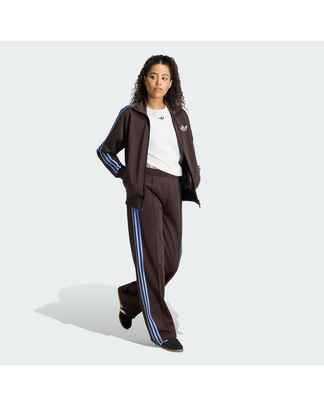 Adidas Black Firebird Loose Track Tracksuit Bottoms